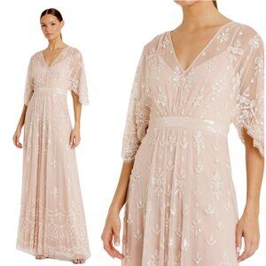 Mac‎ Duggal 9144 Size 16 Blush Pink Pastel Vintage Style Embellished Gown Dress
